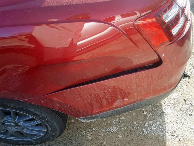 1FAHP2F83FG199574 - 2015 FORD TAURUS LIM RED photo 9