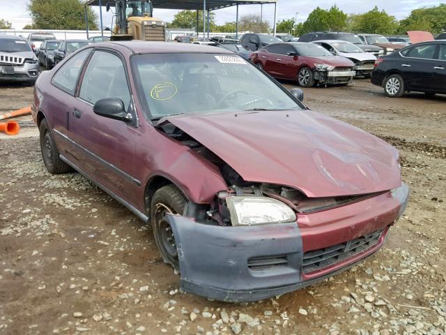 2HGEJ2226RH518301 - 1994 HONDA CIVIC DX PURPLE photo 1