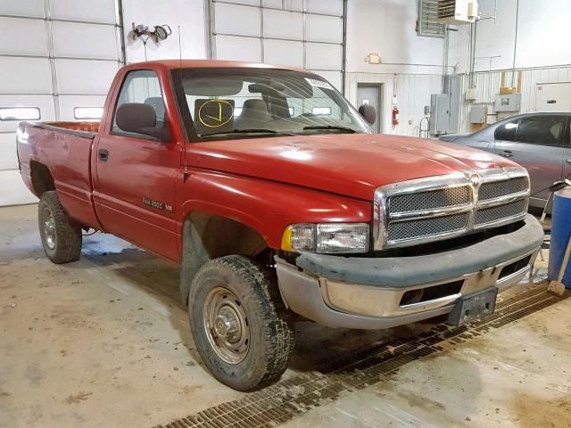 3B7KF26Z9XM513991 - 1999 DODGE RAM 2500 RED photo 1