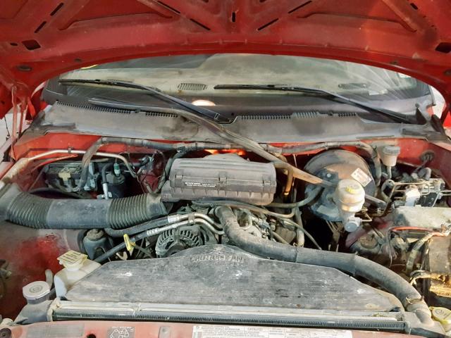 3B7KF26Z9XM513991 - 1999 DODGE RAM 2500 RED photo 7