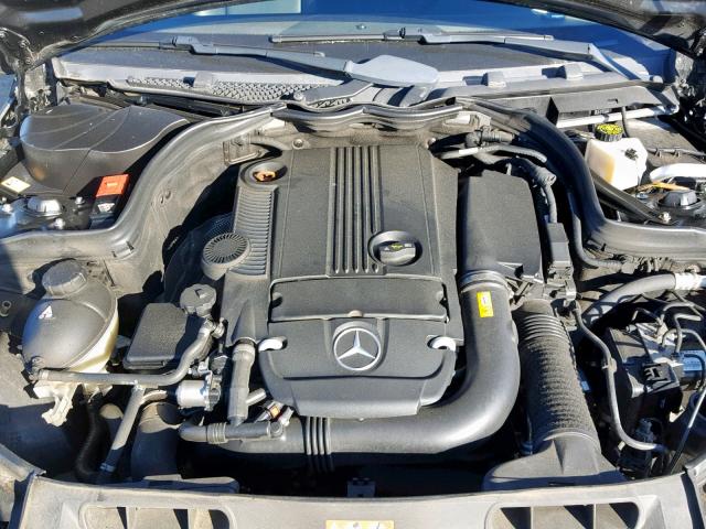 WDDGF4HB9ER312076 - 2014 MERCEDES-BENZ C 250 BLACK photo 7