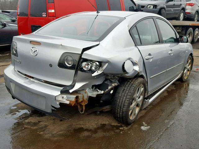 JM1BK323071668073 - 2007 MAZDA 3 S SILVER photo 4