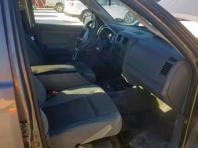 1D7HE28K75S204513 - 2005 DODGE DAKOTA QUA 灰色 照片 5