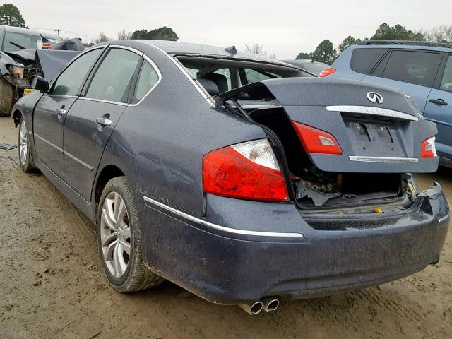 JNKAY01E98M607041 - 2008 INFINITI M35 BASE BLUE photo 3