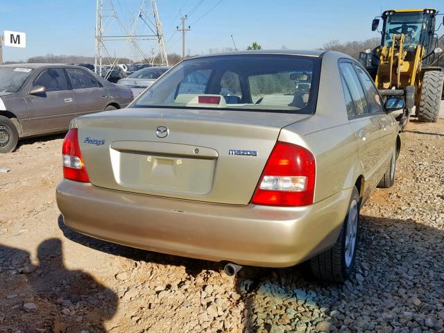 JM1BJ225120552216 - 2002 MAZDA PROTEGE DX TAN photo 4