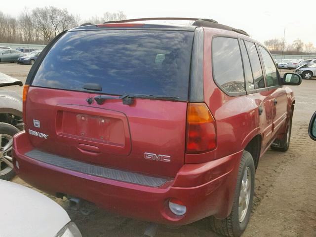 1GKDS13S152151704 - 2005 GMC ENVOY RED photo 4