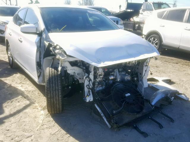 3N1AB7AP2JL660163 - 2018 NISSAN SENTRA S WHITE photo 1