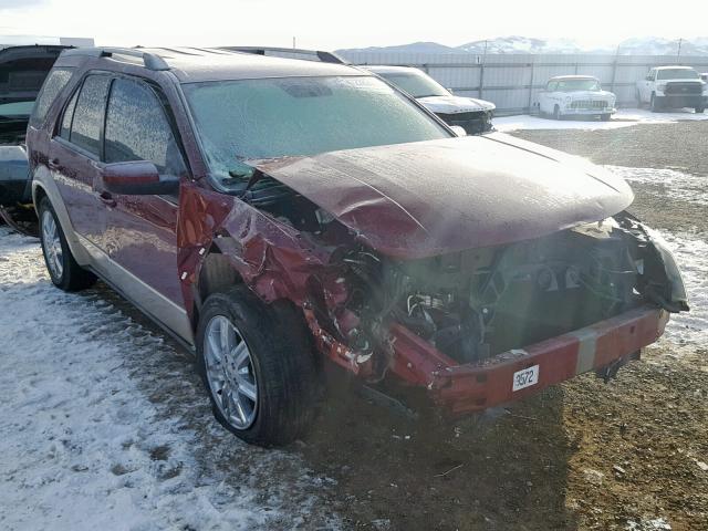 1FMDK07W98GA13222 - 2008 FORD TAURUS X E RED photo 1