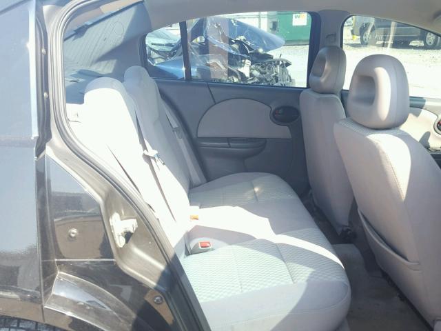 1G8AJ55F16Z109948 - 2006 SATURN ION LEVEL BLACK photo 6