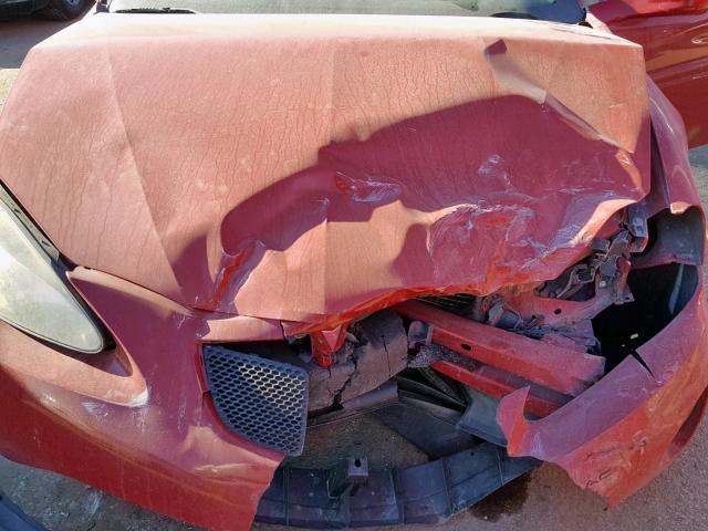 2G2WP552271110242 - 2007 PONTIAC GRAND PRIX RED photo 7