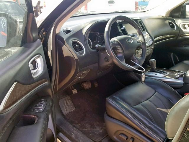 5N1AL0MN4EC528515 - 2014 INFINITI QX60 BLACK photo 9