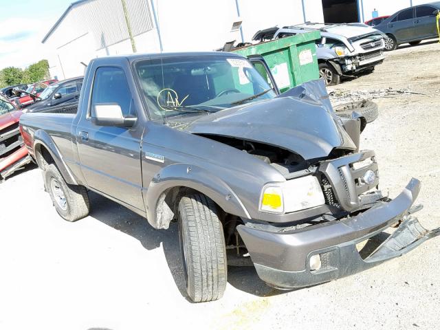 1FTYR10U67PA31806 - 2007 FORD RANGER GRAY photo 1