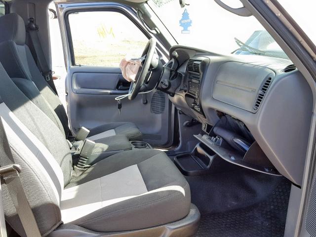 1FTYR10U67PA31806 - 2007 FORD RANGER GRAY photo 5