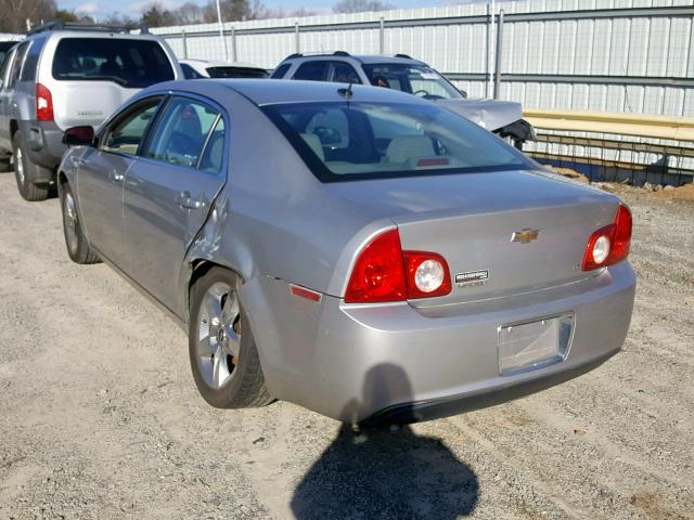 1G1ZH57B78F252933 - 2008 CHEVROLET MALIBU 1LT SILVER photo 3