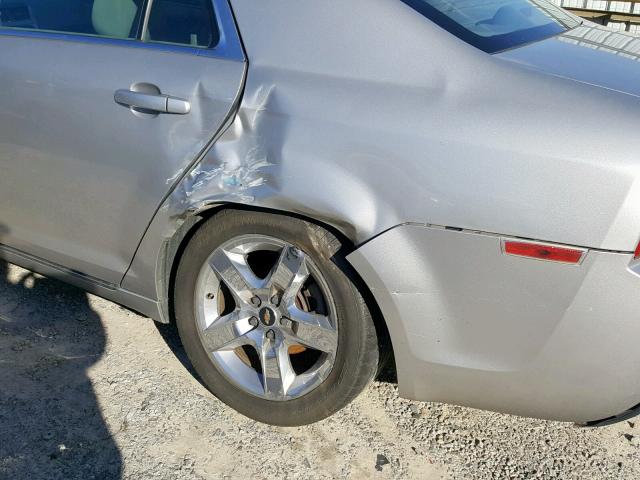 1G1ZH57B78F252933 - 2008 CHEVROLET MALIBU 1LT SILVER photo 9