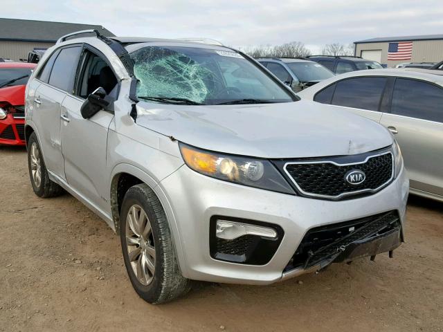 5XYKWDA2XCG284864 - 2012 KIA SORENTO SX SILVER photo 1