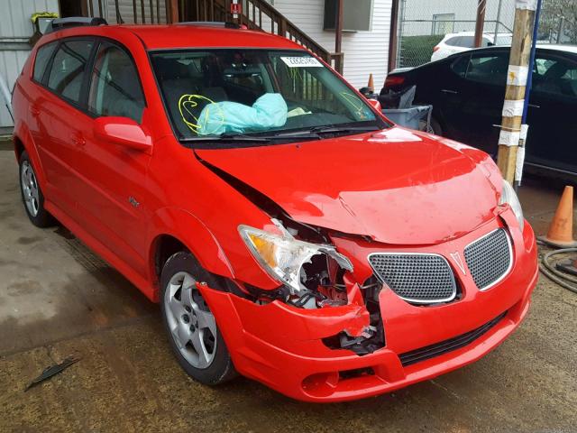 5Y2SM65826Z451627 - 2006 PONTIAC VIBE RED photo 1