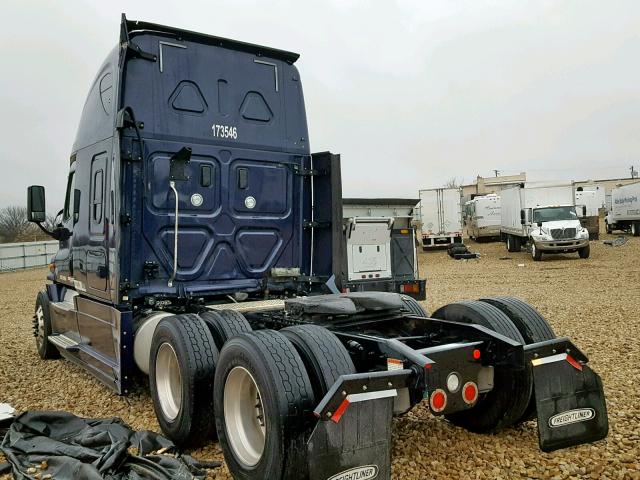 3AKJGLDR3HSHN9553 - 2017 FREIGHTLINER CASCADIA 1 BLUE photo 3