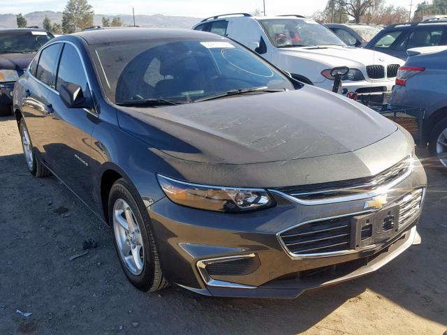 1G1ZB5ST0JF210353 - 2018 CHEVROLET MALIBU LS GRAY photo 1