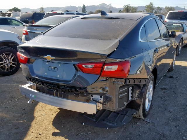 1G1ZB5ST0JF210353 - 2018 CHEVROLET MALIBU LS GRAY photo 4