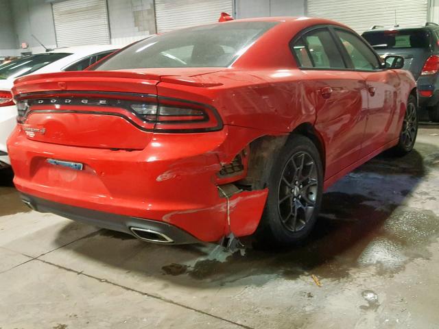 2C3CDXJG8JH121625 - 2018 DODGE CHARGER GT RED photo 4