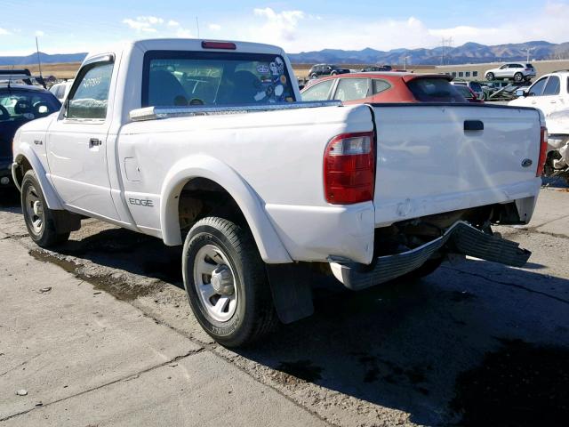 1FTYR10UX1PB49316 - 2001 FORD RANGER WHITE photo 3