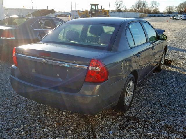 1G1ZS58F77F314462 - 2007 CHEVROLET MALIBU LS GRAY photo 4
