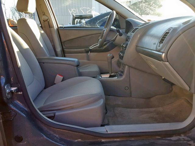 1G1ZS58F77F314462 - 2007 CHEVROLET MALIBU LS GRAY photo 5