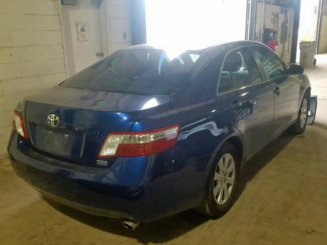 JTNBB46KX93049474 - 2009 TOYOTA CAMRY HYBR BLUE photo 4