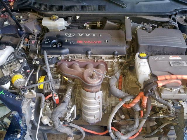 JTNBB46KX93049474 - 2009 TOYOTA CAMRY HYBR BLUE photo 7