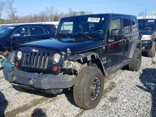 1J4GA39149L781734 - 2009 JEEP WRANGLER U BLACK photo 2