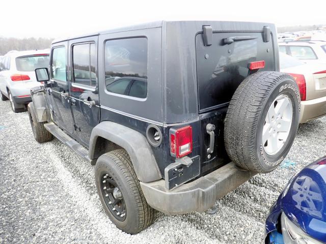 1J4GA39149L781734 - 2009 JEEP WRANGLER U BLACK photo 3