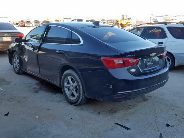 1G1ZB5ST6HF175070 - 2017 CHEVROLET MALIBU LS Schwarz Foto 3