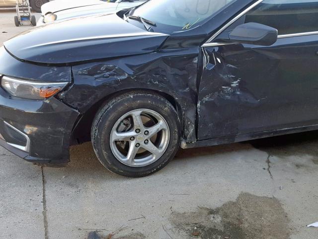 1G1ZB5ST6HF175070 - 2017 CHEVROLET MALIBU LS Schwarz Foto 9