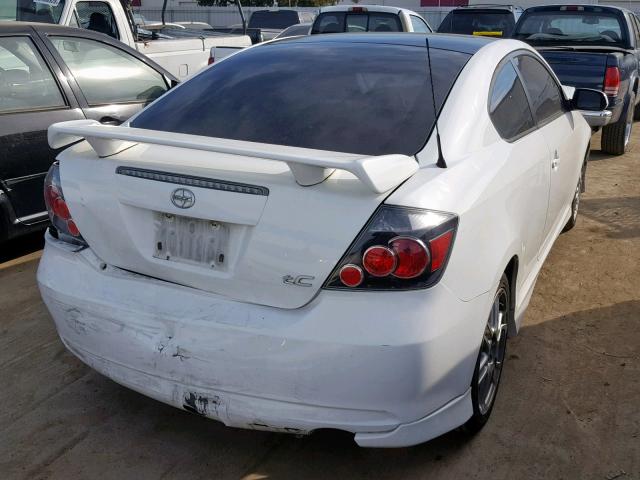 JTKDE167480266946 - 2008 TOYOTA SCION WHITE photo 4