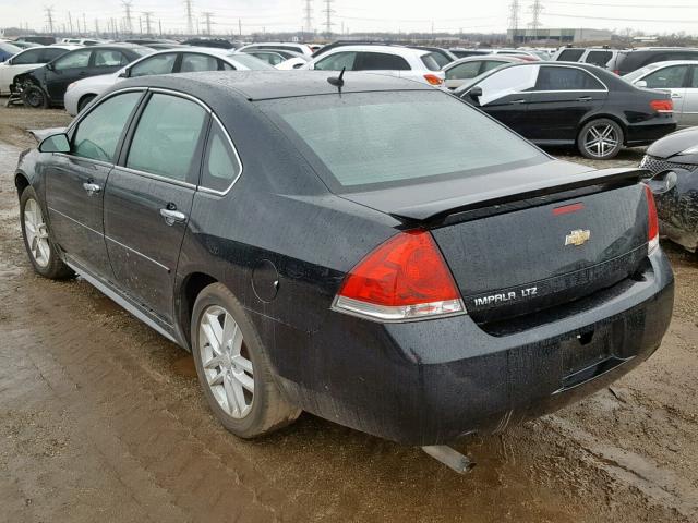 2G1WC5E34D1156031 - 2013 CHEVROLET IMPALA LTZ BLACK photo 3