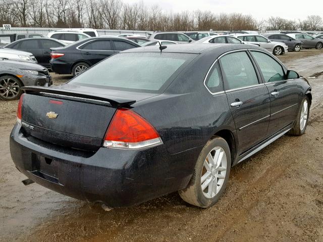 2G1WC5E34D1156031 - 2013 CHEVROLET IMPALA LTZ BLACK photo 4