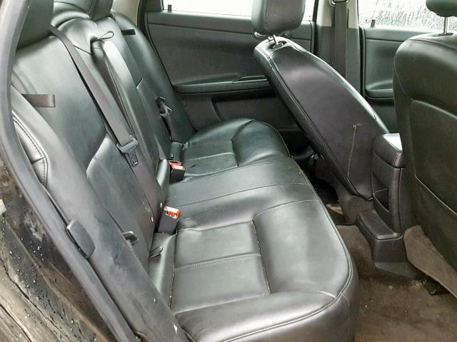 2G1WC5E34D1156031 - 2013 CHEVROLET IMPALA LTZ BLACK photo 6