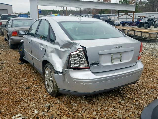 YV1MS682542023556 - 2004 VOLVO S40 T5 SILVER photo 3