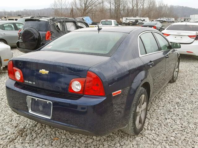 1G1ZC5E1XBF253607 - 2011 CHEVROLET MALIBU 1LT 蓝色 照片 4
