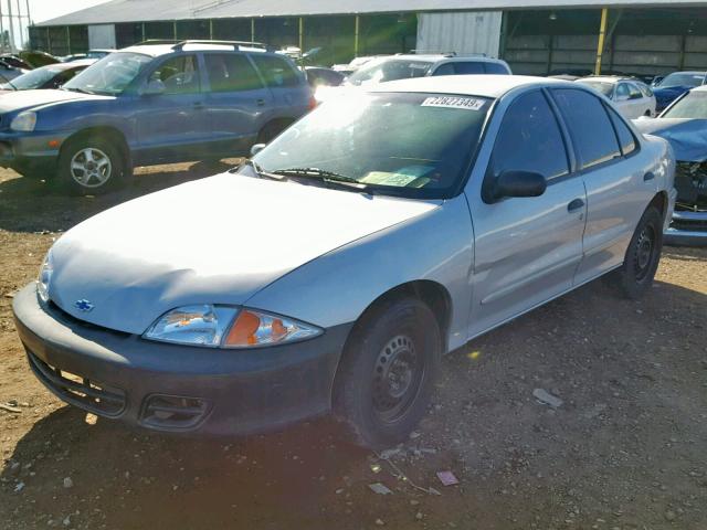 1G1JF524927162289 - 2002 CHEVROLET CAVALIER L SILVER photo 2