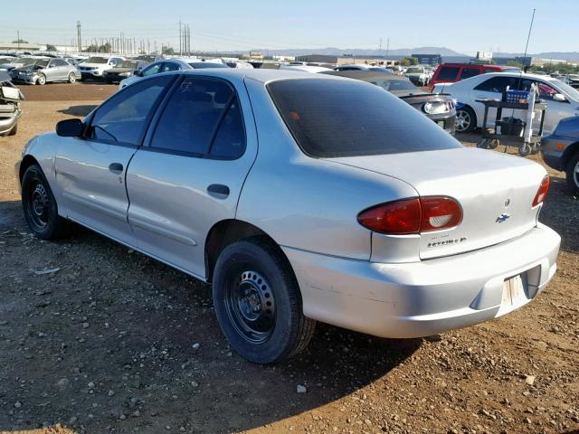 1G1JF524927162289 - 2002 CHEVROLET CAVALIER L SILVER photo 3