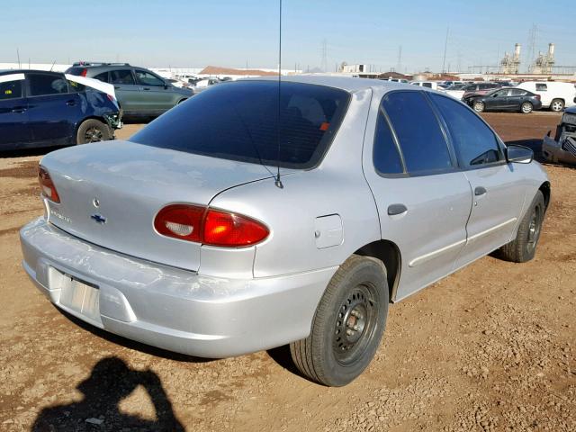 1G1JF524927162289 - 2002 CHEVROLET CAVALIER L SILVER photo 4