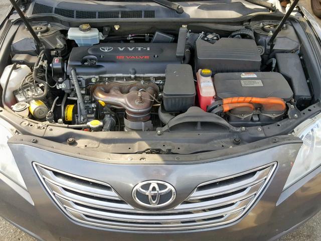 JTNBB46K983045799 - 2008 TOYOTA CAMRY HYBR GRAY photo 7