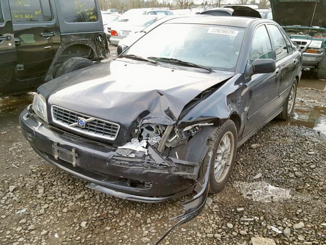 YV1VS27594F063771 - 2004 VOLVO S40 1.9T BLACK photo 2