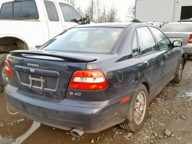 YV1VS27594F063771 - 2004 VOLVO S40 1.9T BLACK photo 4