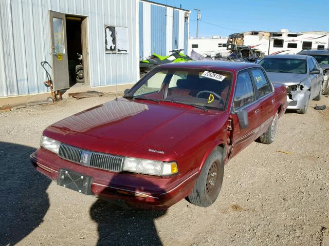 1G3AG55M0R6429464 - 1994 OLDSMOBILE CUTLASS CI RED photo 2