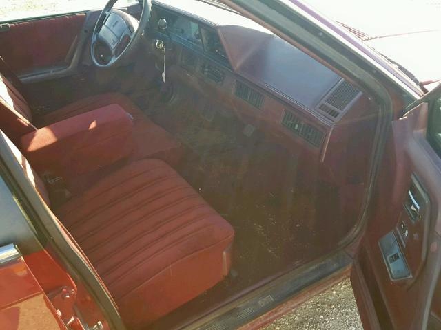 1G3AG55M0R6429464 - 1994 OLDSMOBILE CUTLASS CI RED photo 5