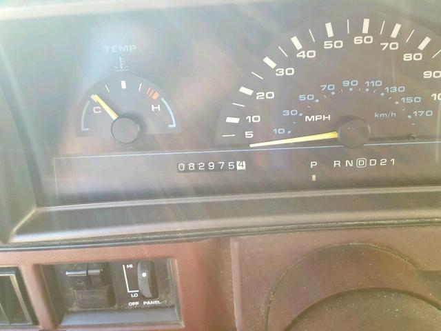 1G3AG55M0R6429464 - 1994 OLDSMOBILE CUTLASS CI RED photo 8