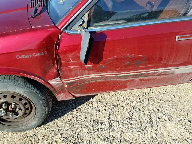 1G3AG55M0R6429464 - 1994 OLDSMOBILE CUTLASS CI RED photo 9